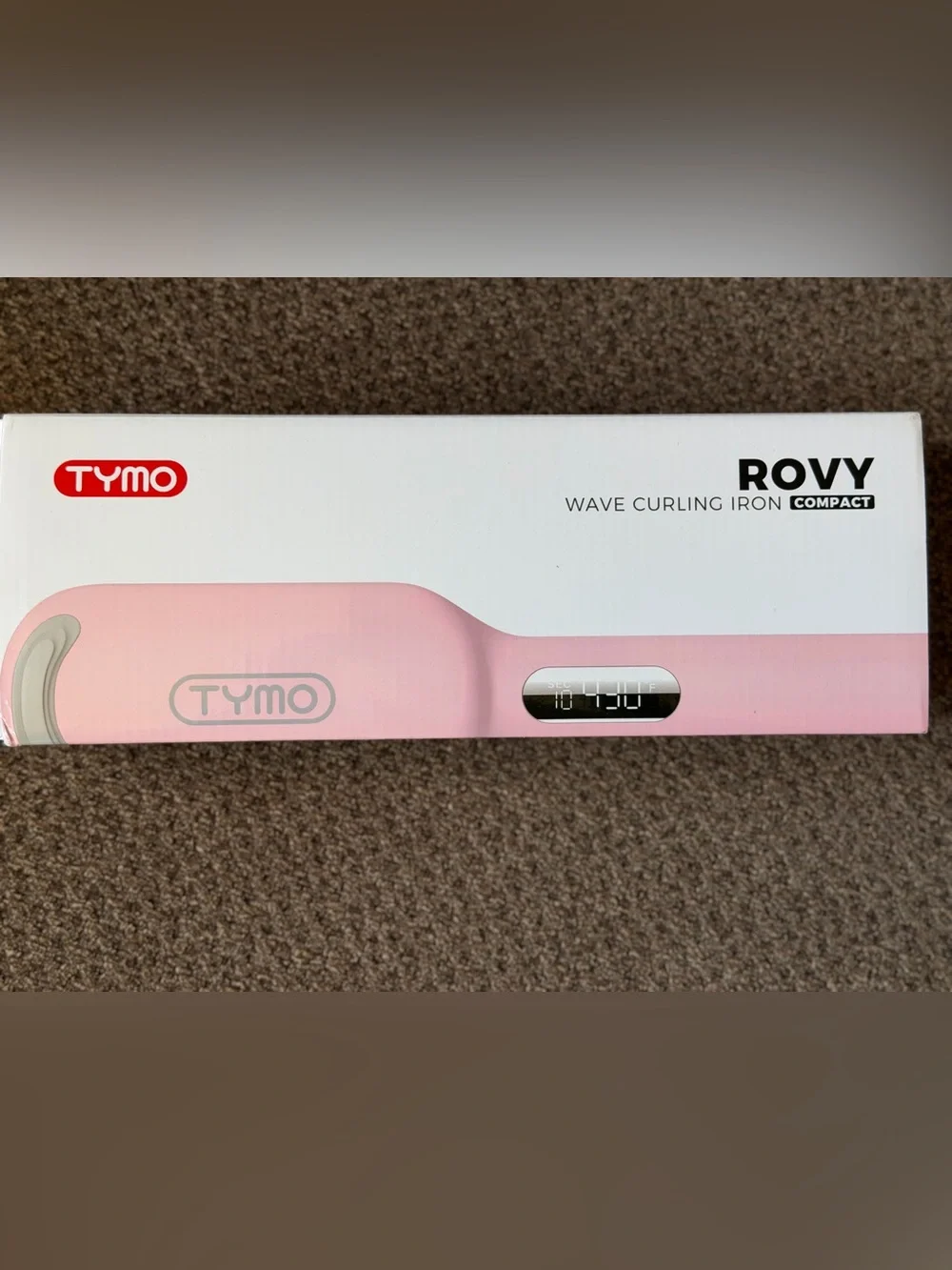 TYMO Rovy Compact Wave Curling Iron - Pink